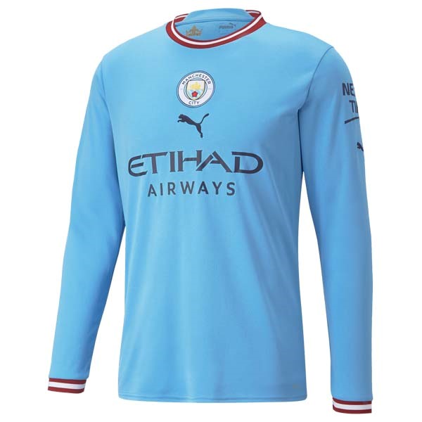 Tailandia Camiseta Manchester City Primera Equipación ML 2022/2023